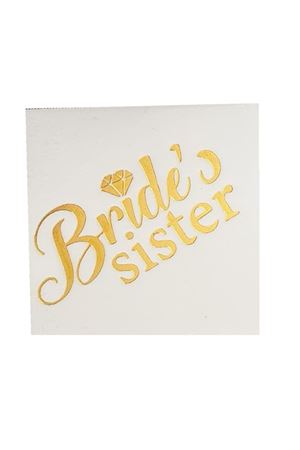 Bride Sister Geçici Dövme Gold 10 Adet