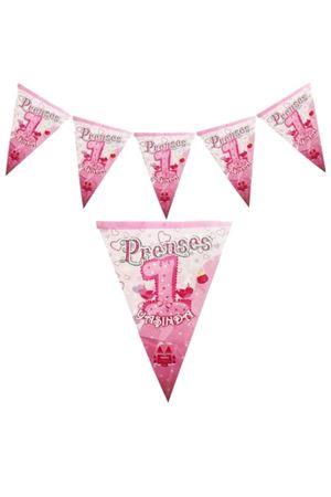 Prenses 1 Yaşında Flama 10 Adet