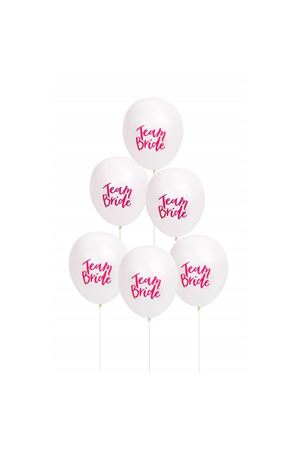 Team Bride Baskılı Balon Pembe 100 Adet