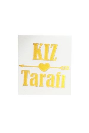 Kız Tarafı Geçici Dövme Gold 10 Adet