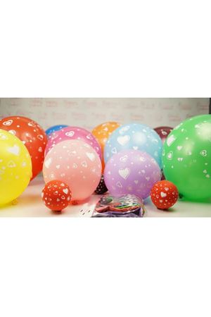 Çepeçevre Kalp Baskılı Balon 100 Adet
