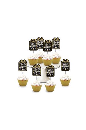 İyi ki Doğdun Simli Eva Kürdan 8 Adet