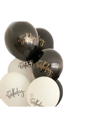 Happy Birthday Baskılı Balon 100 Adet