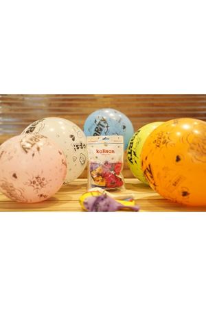 Happy Birthday Popart Baskılı Balon 100 Adet