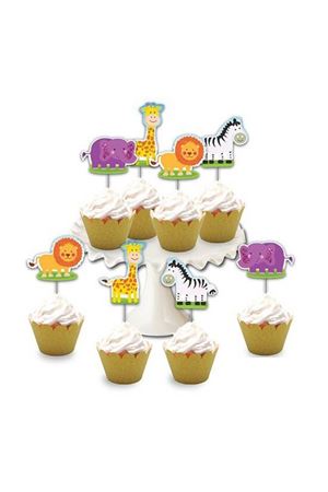 Safari Simli Eva Kürdan 8 Adet