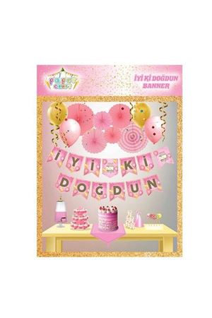 Pembe Gold İyi Ki Doğdun Banner