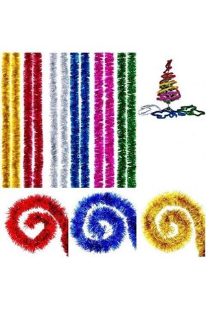 Yılbaşı Sim Süs Boyunluk Seti 6 Adet