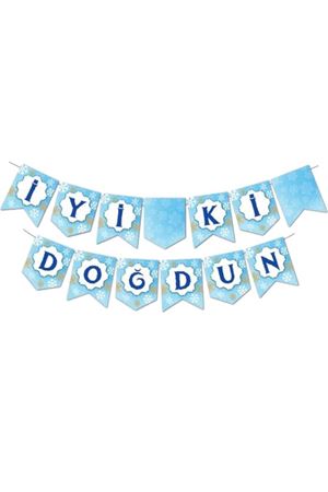 Kar Tanesi İyi Ki Doğdun Banner