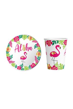 Flamingo Aloha Tabak Bardak Set 8 Adet