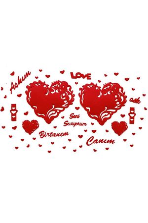 Romantik Masa Süsleme Keçe Set