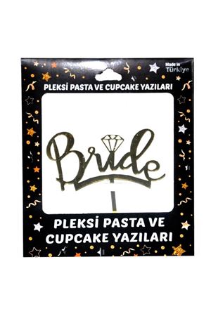 Bride Pleksi Pasta Süsü Gold