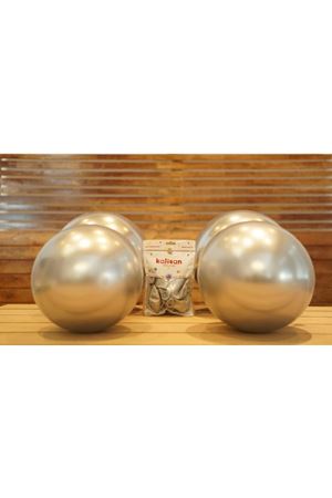 Gümüş Krom Balon 50 Adet