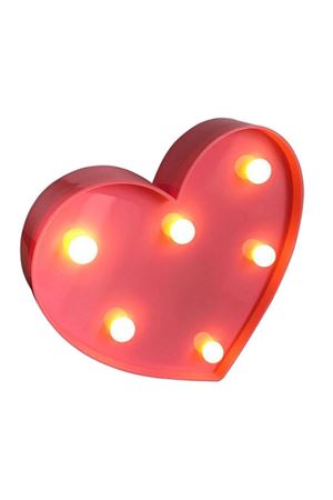 Dekoratif Kalp Led Işık
