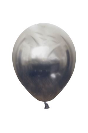 Koyu Gümüş Krom Balon 50 Adet