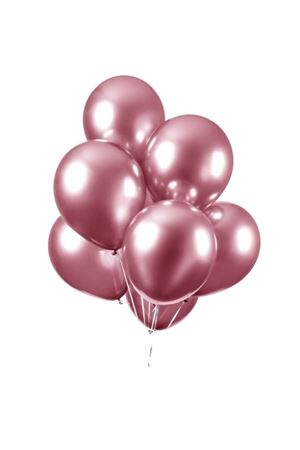 Pembe Krom Balon 50 Adet