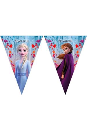 Frozen 2 Üçgen Flama Bayrak Set