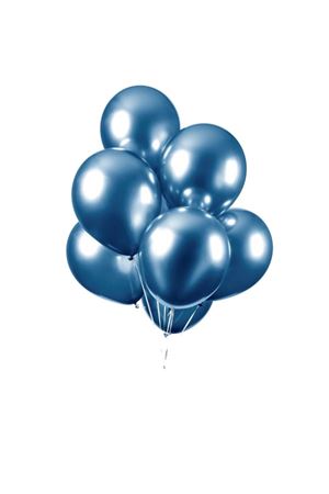 Mavi Krom Balon 50 Adet