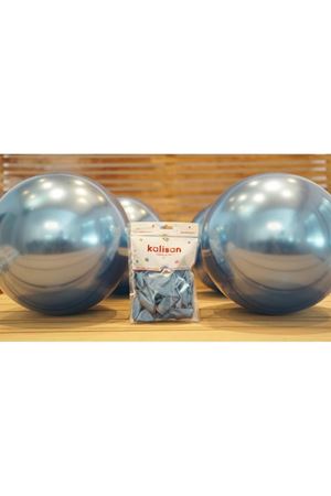 Mavi Krom Balon 50 Adet