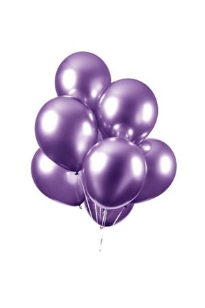 Mor Krom Balon 50 Adet