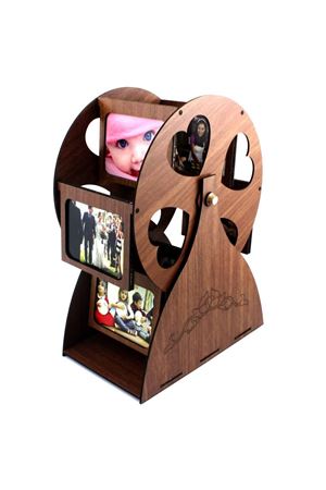 Fotoğraflı Ahşap Dönme Dolap