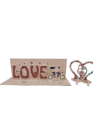 Love 3D Masa Üstü Banner Set