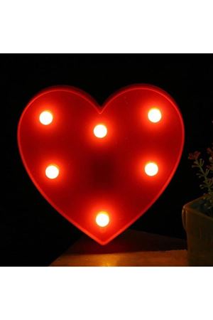 Dekoratif Kalp Led Işık