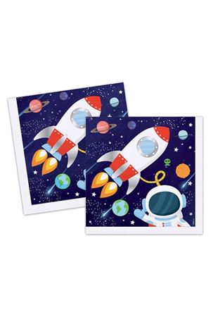 Kozmik Uzay Temalı Peçete 16 Adet