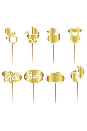 Hello Baby Kürdan Gold 8 Adet