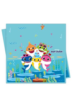 Baby Shark Plastik Masa Örtüsü
