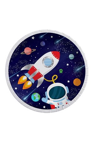 Kozmik Uzay Temalı Tabak 8 Adet