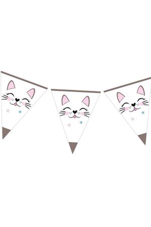 Miss Cat Kedi Üçgen Flama Set