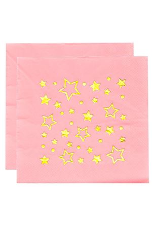 Yıldızlar Lüx Peçete Pembe 16 Adet