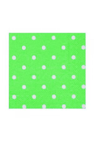 Beyaz Puantiyeli Yeşil  Peçete