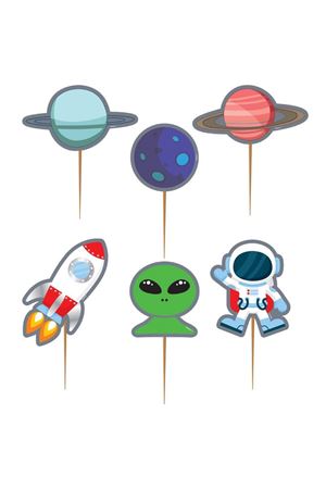 Uzay Kozmik Galaksi Kürdan 10 Adet