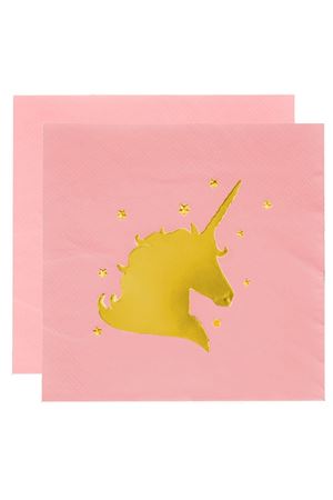 Unicorn Yaldızlı Peçete Gold 16 Adet