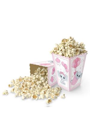 Fil Temalı Mısır Kutusu Pembe 8 Adet