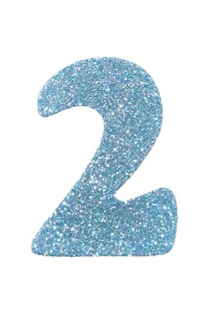 Eva Simli 2 Rakamı Turkuaz 10 cm