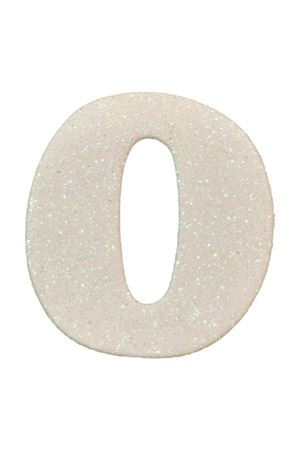 Eva Simli 0 Rakamı Beyaz 10 cm