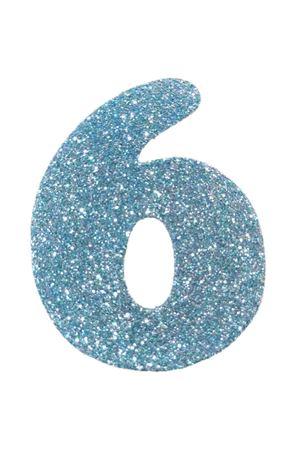 Eva Simli 6 Rakamı Turkuaz 10 cm