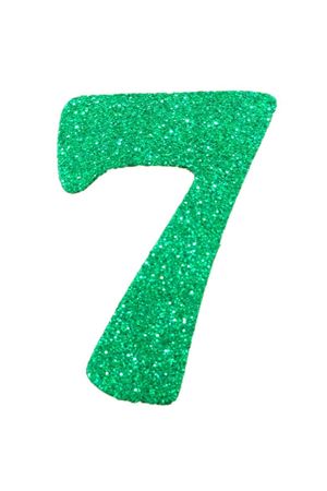 Eva Simli 7 Rakamı Yeşil 10 cm