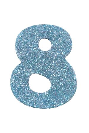 Eva Simli 8 Rakamı Turkuaz 10 cm