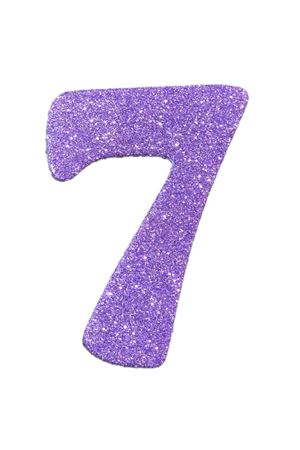 Eva Simli 7 Rakamı Lila 10 cm