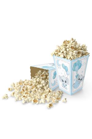 Fil Temalı Mısır Kutusu Mavi 8 Adet