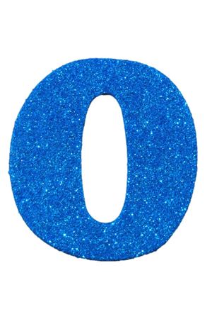 Eva Simli 0 Rakamı Mavi 10 cm