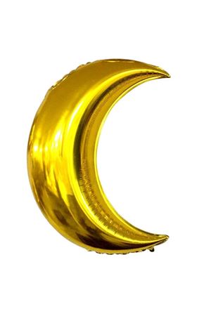 Yarım Ay Folyo Balon Gold