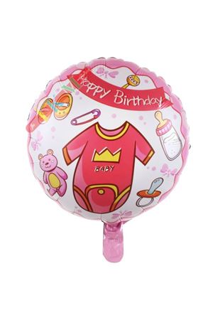 Baby Happy Birthday Folyo Balon Pembe