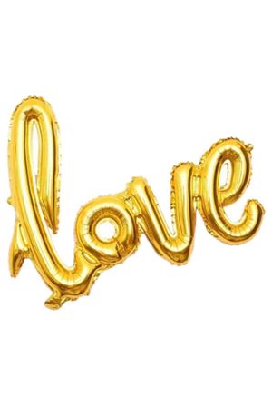 Folyo Balon Love Gold