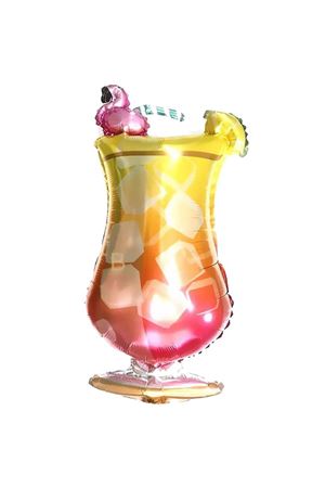 Flamingo Kokteyl Bardak Folyo Balon