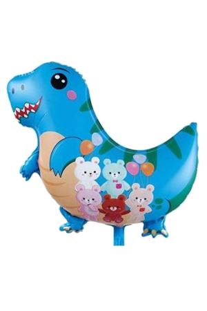 Dinozor Folyo Balon Mavi