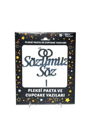 Sözümüz Söz Pleksi Gümüş